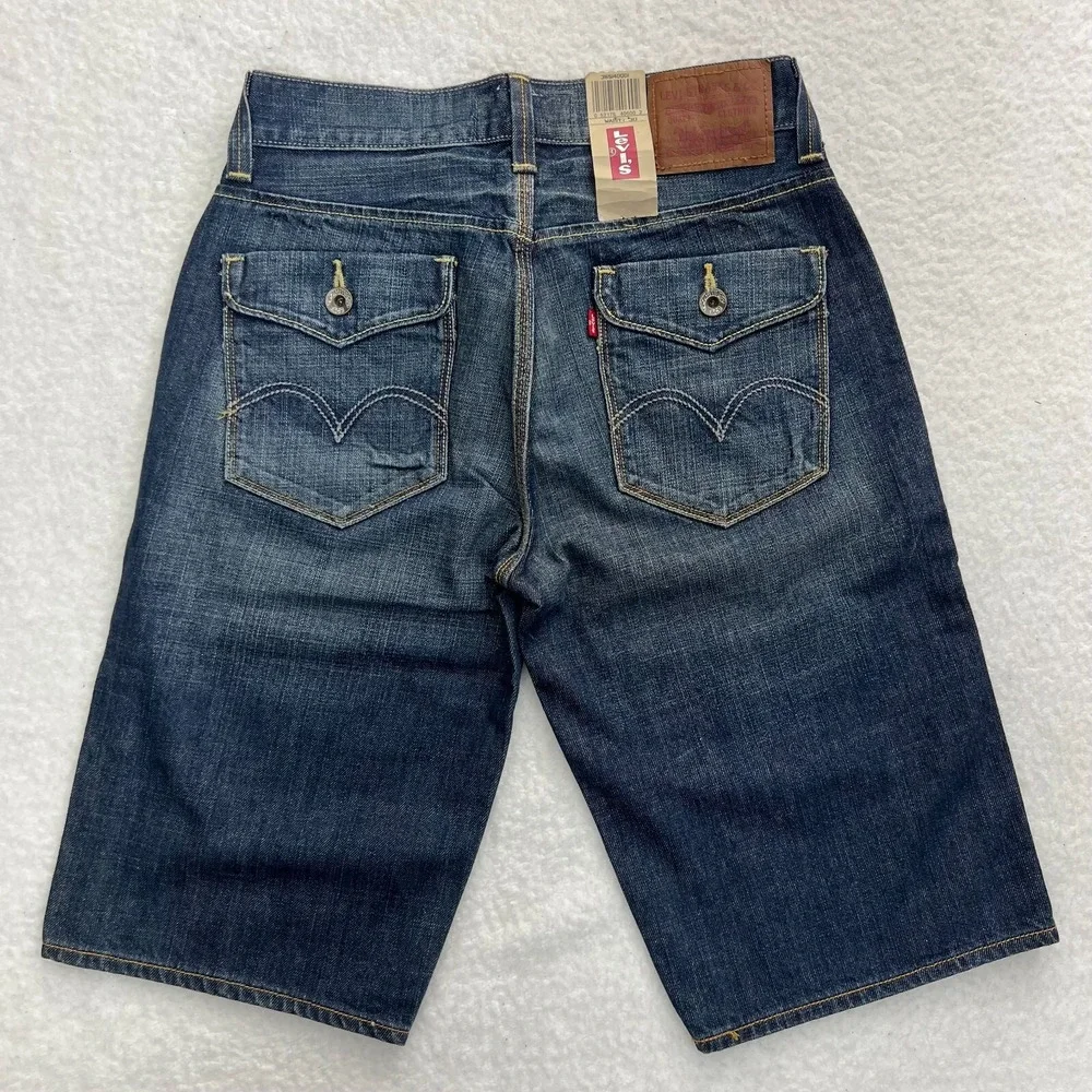Levi's‎ The Original Jeans RAMP Flap Front Short Denim Blue Men's W30 VTG NWT